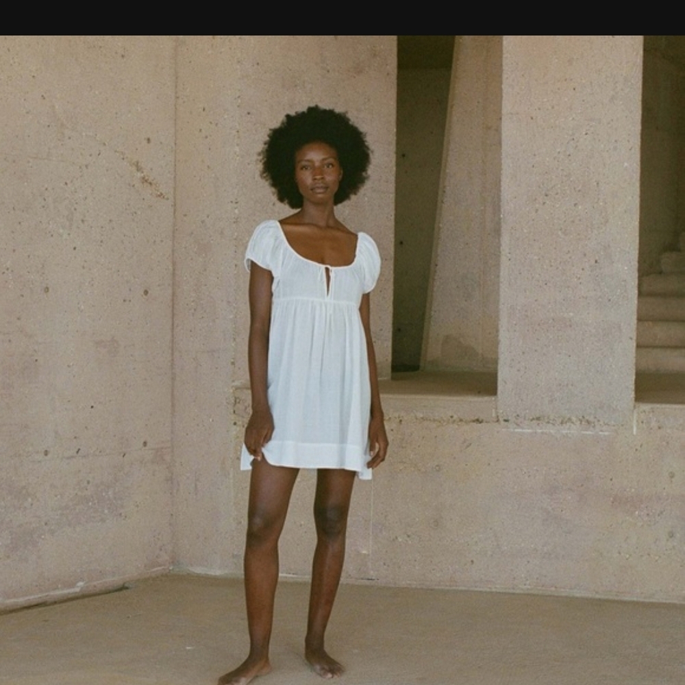 NWT Doen White Mini Dress